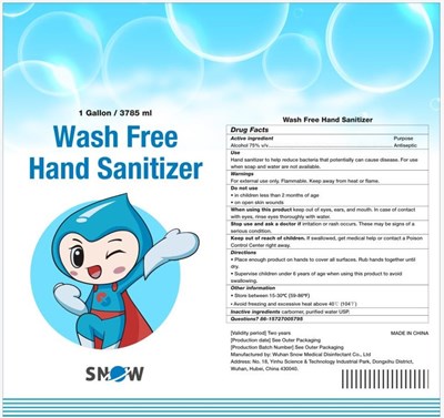 Package Label (Label Wash Free Hand Sanitizer 3785ml Final)